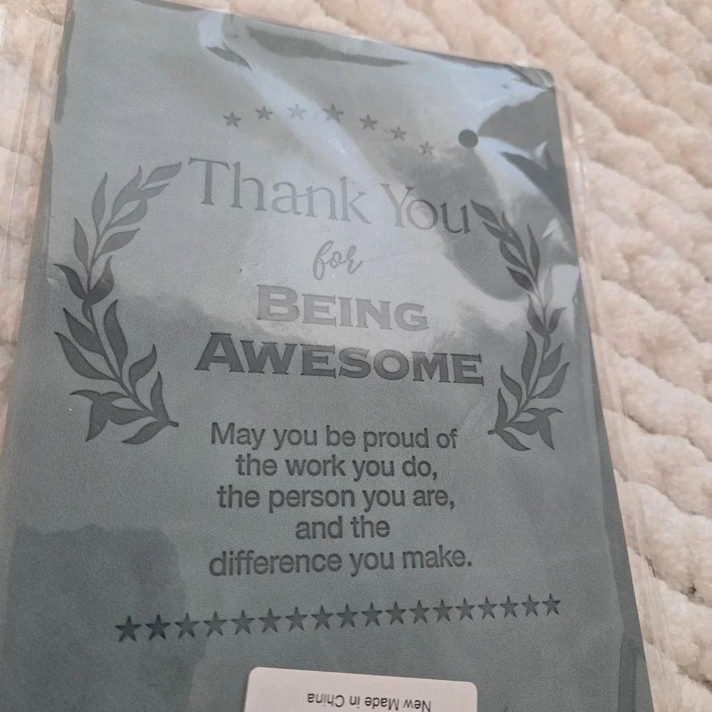 Employee Appreciation Journal Notebook Thank You Gift For Coworkers
